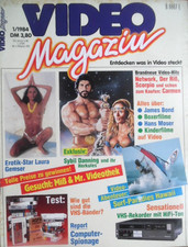 VIDEO MAGAZIN 1-1984 Laura Gemser Robert Redford Burt Lancaster Box-Filme BOND