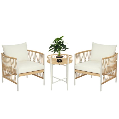 3er set rattan - 3er,
