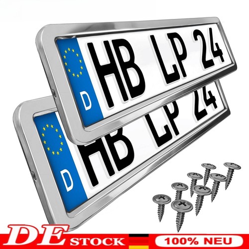 Kennzeichenhalter edelstahl - 2,