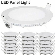 LED Spot Einbaustrahler Panel Deckenspot Decken Einbau Leuchte flach IP44 230V