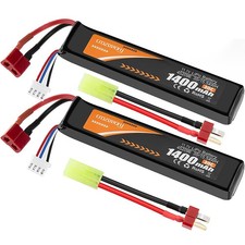 2x1400mAh Batterie LiPo 11,1V