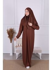 Abaya Gebetskleid Islamisches Kleid ideal für Hijab Kopftuch Robe Tesettür