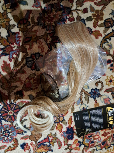 Haar teil perücke - teil, blond