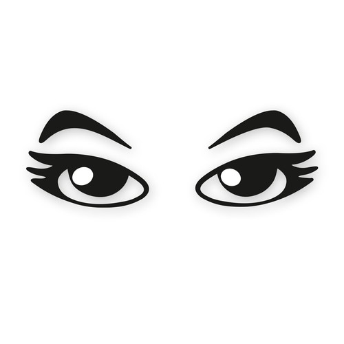 Aufkleber augen paar für - aufkleber, augen-paar