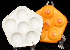 2 x Schneckenpfanne Servierplatte Keramik 6 Pro Pfanne Luzifer Bauscher