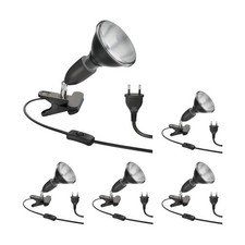 E27 Klemmleuchte LIK, schwarz