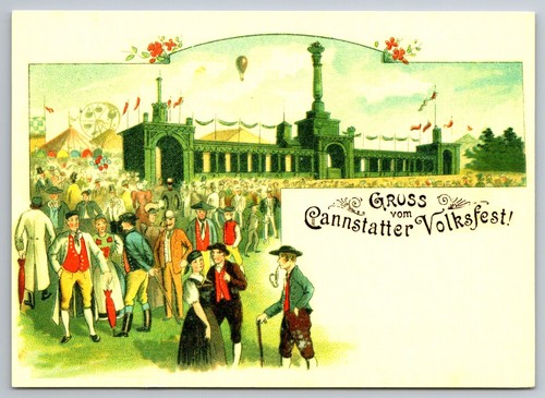 Gruss vom cannstatter - ak,