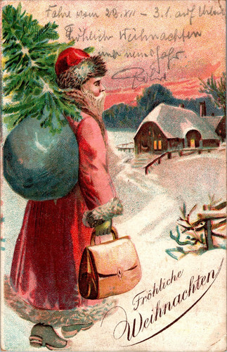 Weihnachten fröhliche - ak,