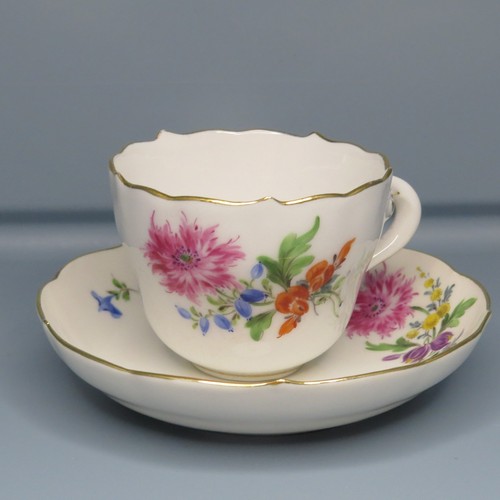 Meissen mokkagedeck blume - meissen, mit