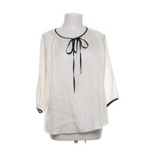 Hugo Boss, Bluse, Größe: M, Weiß/Schwarz, Damen #vPH