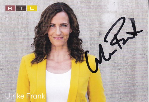 Autogramm ulrike frank - autogramm,