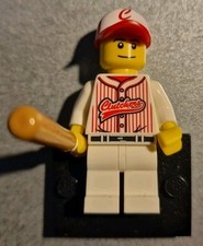 LEGO® Minifigure Series 3 - Baseball Player COL047 - Like New 