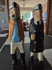 2 Maritime Holzfiguren