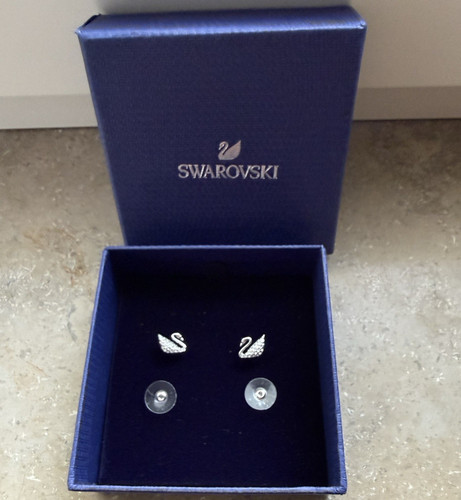 Swarovski schwan ohrstecker - swarovski,