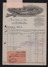 LAUENFÖRDE, Rechnung 1933, Herlag Holzwaren-Fabrik AG Stühle Möbel