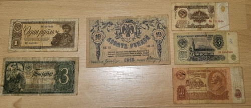 Konvolut rubel 1918 1961 1938 - konvolut,