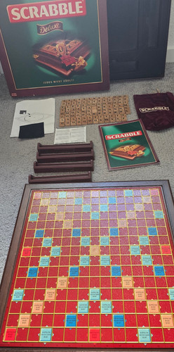 Scrabble deluxe brett - scrabble, &