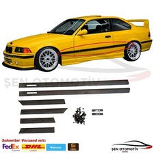 Für BMW E36 Coupe Cabrio 1992-1998 Zierleisten Türleisten Seitenleisten Leisten