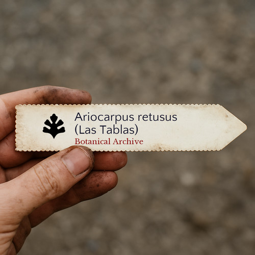 Ariocarpus retusus las - ariocarpus, (las