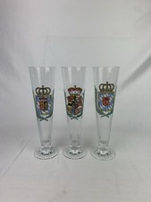 3x Biergläser mit bayerischen Wappen, Vintage, Sammlergläser, Top Zustand