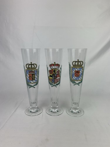 Biergläser mit bayerischen - 3x,