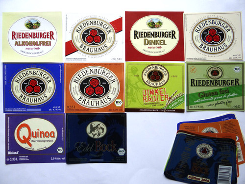 ältere bier etiketten 33 - 10, 0,33
