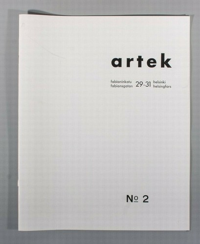 1939 artek katalog von alvar - katalog,