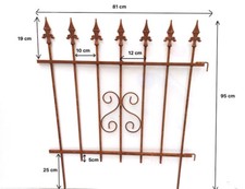  Gartenzäune Edelrost Eisen