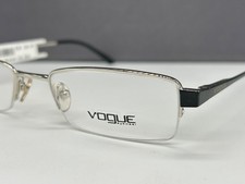 Vogue Brille Damen eckig silber Chrome Grau 3559 NP:126 €
