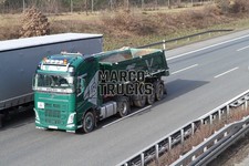 LKW Foto Volvo FH Kipper Deutschland grün TB Transport Baumaschinen Vogtl #h1zc