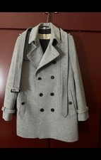 Orginal BURBERRY Dufflecoat Grau  Gr.L sehr gut