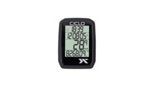 CICLOSPORT Fahrradcomputer "Protos 205" schwarz,  4-Zeilen-Display, ohne Tasten