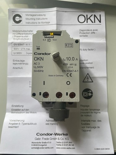 Condor okn ac3 a handbuch - okn, 10,0
