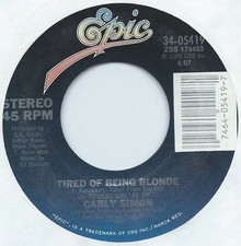 Carly Simon Tired Of Being