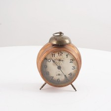 Antiker Wecker Automat Kupfer Gehäuse ungeprüft