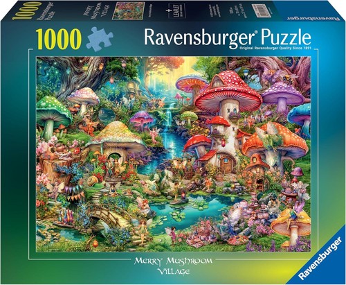 Merry mushroom village puzzle - merry,