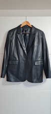 Blazer Damen Pu Leder Gr. 40