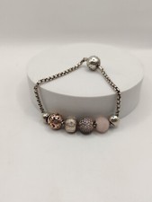 Thomas Sabo Silber Armband Mit Beads, Pave Kugel , 18,5 Cm Lang 