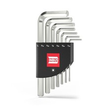 INBUS® Winkelschraubendreher Satz Zoll 7tlg 1/16-1/4“ Innensechskantschlüssel