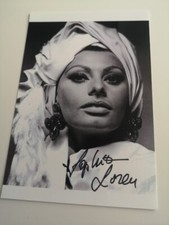 Sophia Loren original Autogramm signed autograph Hollywood Actress Oscar 
