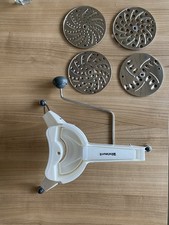 Westmark Gemüseschneider Hobel Raspel Mouli 4 Scheiben Edelstahl Schneider