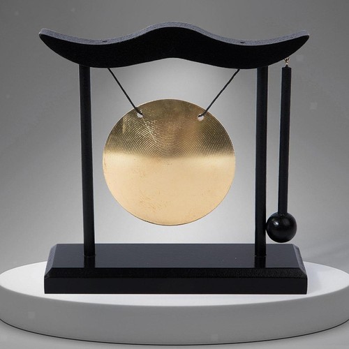 Desktop gong schwarz holz - desktop,