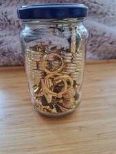 Schmuckglas Gold Girl Modeschmuck Mysteryjewelry Konvolut Mystery