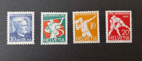 Schweiz 1932 262 265 pro - 262-265,,