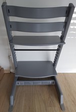 Stokke Tripp Trapp 2019 Grau Storm Grey mit Glider Kippschutz 4.Generation ❤❤❤