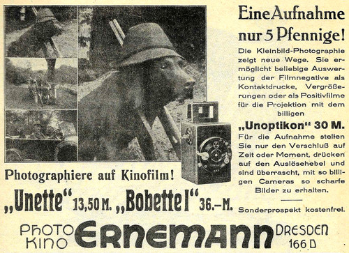 Anzeige reklame 1926 ernemann - 1926:,