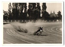 Fotografie Motorsport, Speedway-Motorradrennen, Motorrad, Rennmotorrad Startnum 