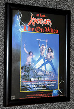 VENOM band framed A4 live on