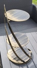 Goldene Etagere Set 3 Etagen