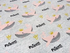 Stoff Baumwolle Jersey Wale